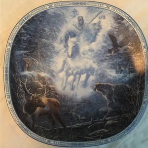 BRADFORD EXCHANGE "SNOW RIVER" Limited Collectible Plate No. 58319D